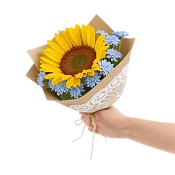 Golden Sunflower Bouquet