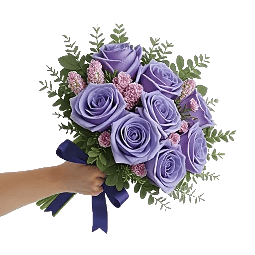 Elegant Blue Roses