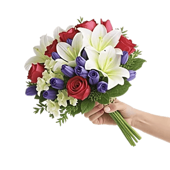 Graceful Lily Display