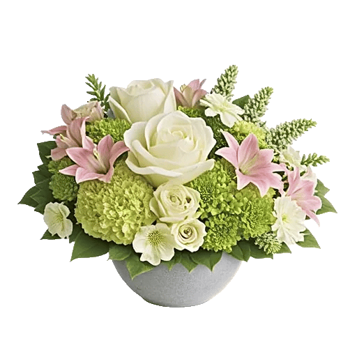 Blush Romantic Centerpiece