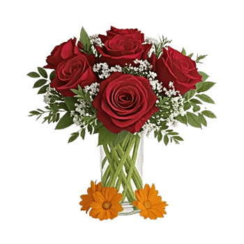 Crimson Blossom Harmony