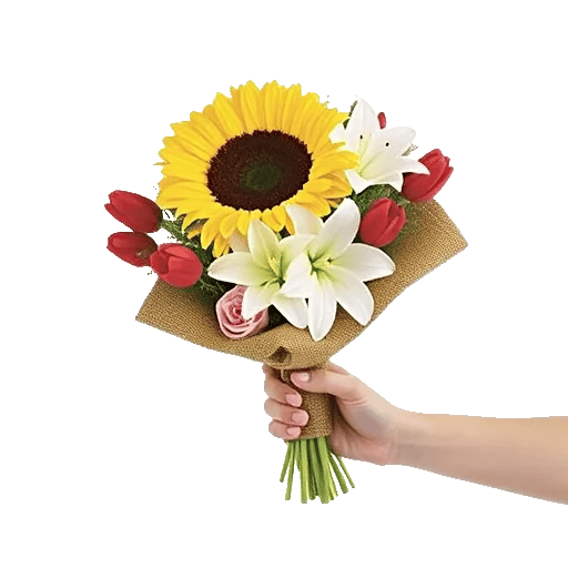 Golden Sunflower Bouquet