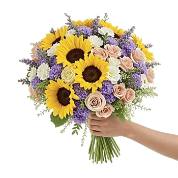 Golden Sunflower Bouquet