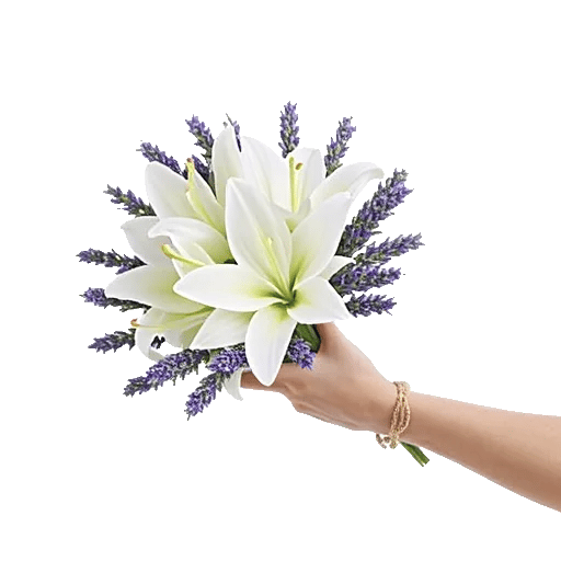 Graceful Lily Display