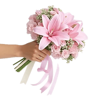 Graceful Lily Display