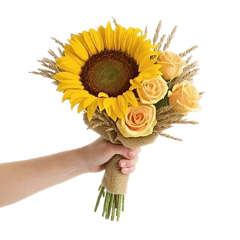 Golden Sunflower Bouquet