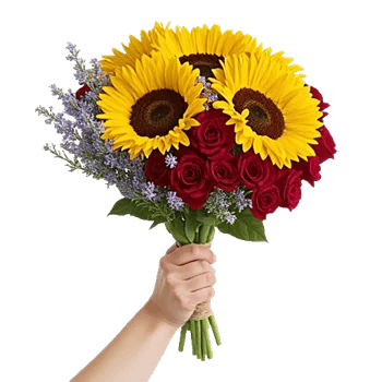 Golden Sunflower Bouquet