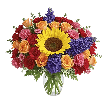 Radiant Bloom Cascade