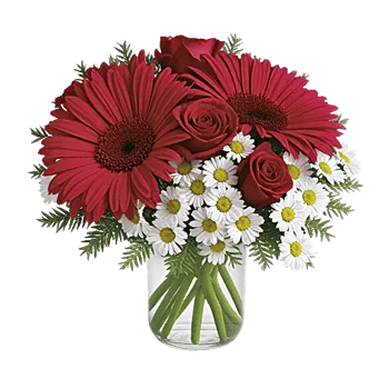 Crimson Blossom Harmony