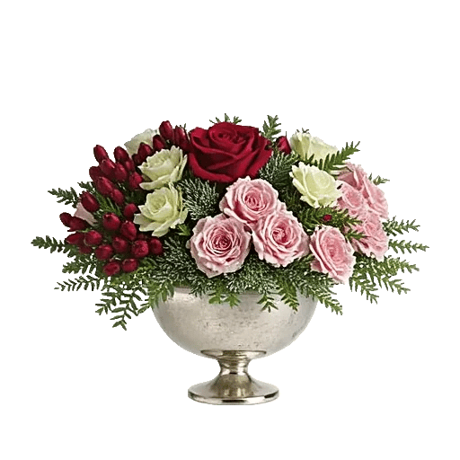 Blush Romantic Centerpiece