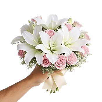 Graceful Lily Display