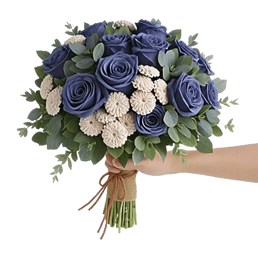 Elegant Blue Roses