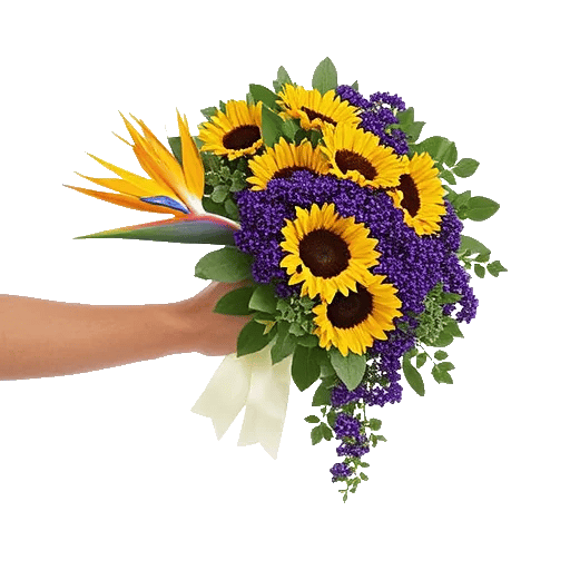 Tropical Sunflower Burst