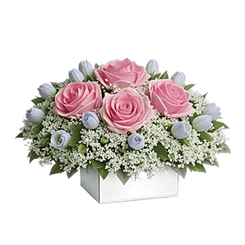 Blush Romantic Centerpiece