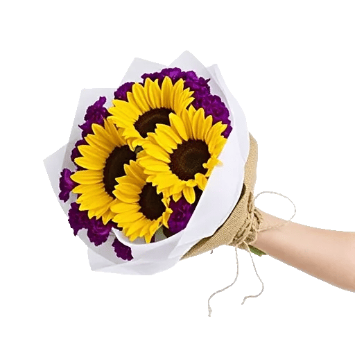 Golden Sunflower Bouquet