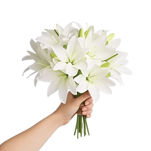 Graceful Lily Display