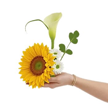 Amber Sunflower Glow