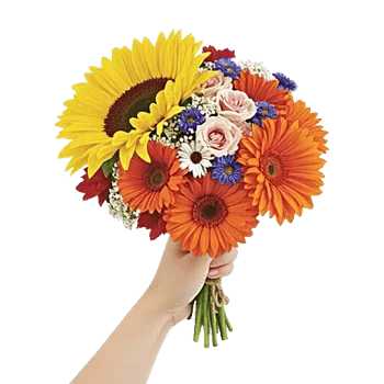 Golden Sunflower Bouquet