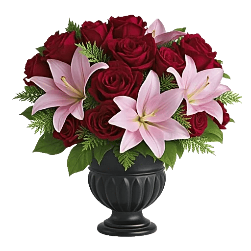 Crimson Blossom Harmony