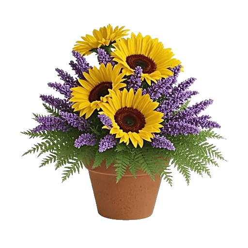 Amber Sunflower Glow