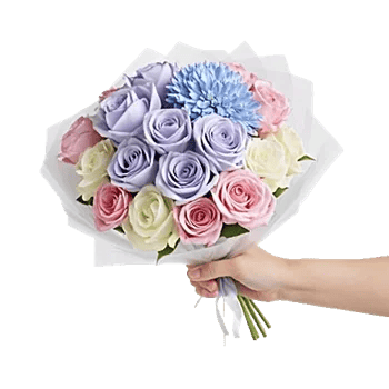 Elegant Blue Roses