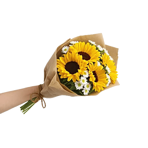 Golden Sunflower Bouquet