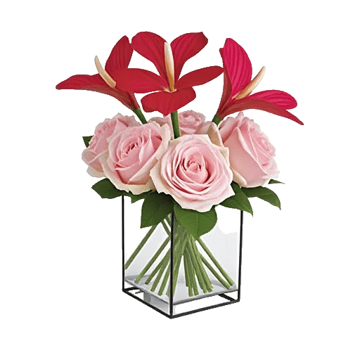 Crimson Blossom Harmony