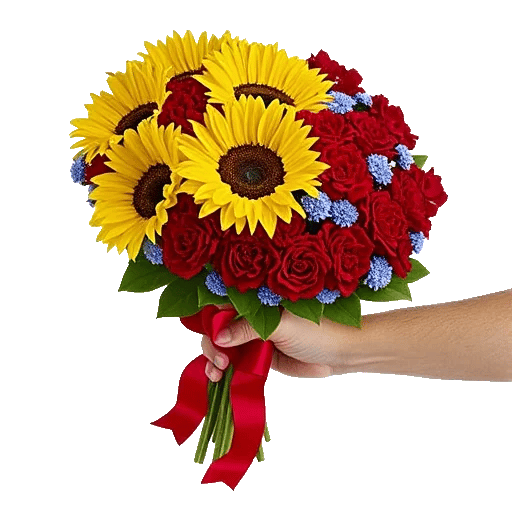 Golden Sunflower Bouquet