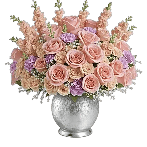 Blush Romantic Centerpiece