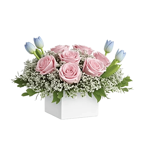 Blush Romantic Centerpiece