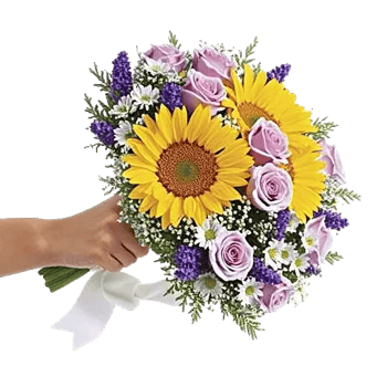 Golden Sunflower Bouquet