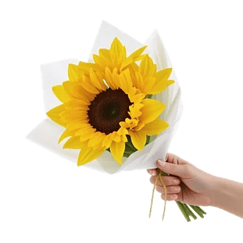 Golden Sunflower Bouquet