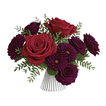 Crimson Blossom Harmony