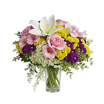 Graceful Lily Display
