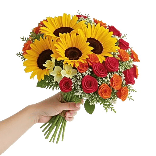 Golden Sunflower Bouquet