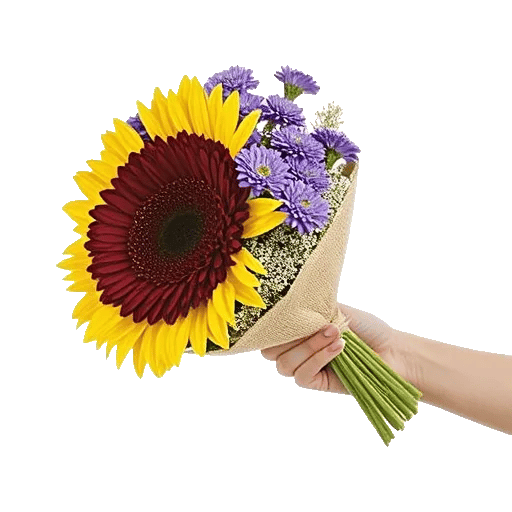 Golden Sunflower Bouquet