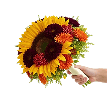 Golden Sunflower Bouquet