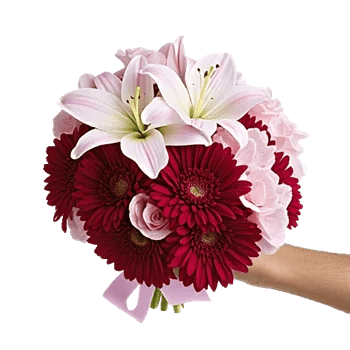 Crimson Blossom Harmony