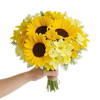 Golden Sunflower Bouquet