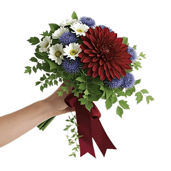 Crimson Blossom Harmony