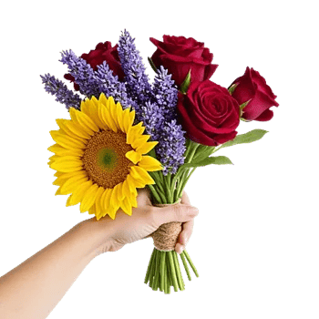 Golden Sunflower Bouquet