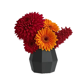 Crimson Blossom Harmony