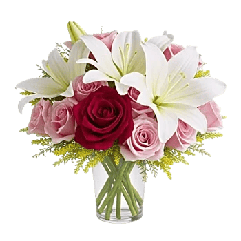 Graceful Lily Display