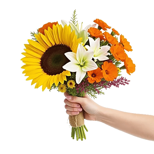 Golden Sunflower Bouquet
