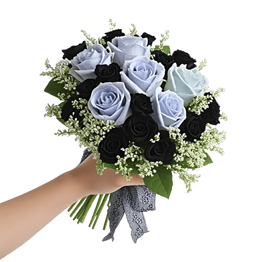 Elegant Blue Roses