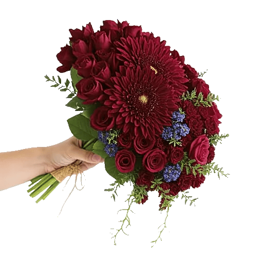 Crimson Blossom Harmony