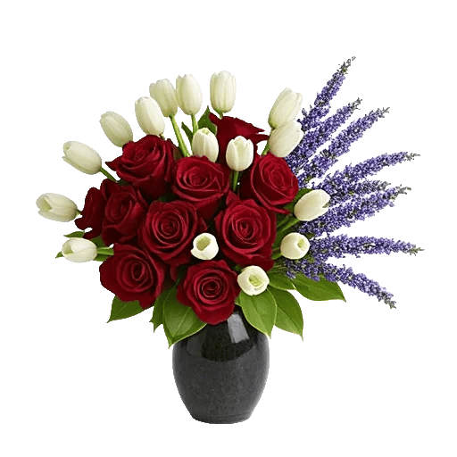 Crimson Blossom Harmony