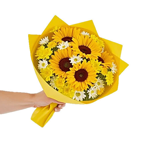 Golden Sunflower Bouquet