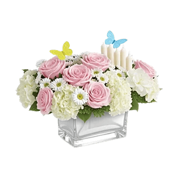 Blush Romantic Centerpiece