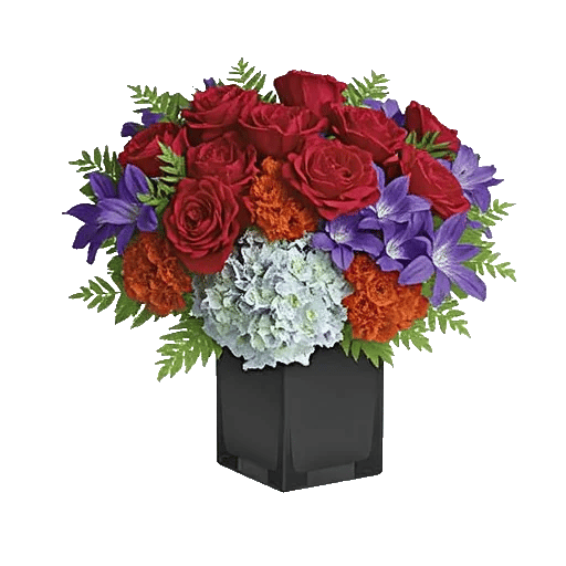 Crimson Blossom Harmony